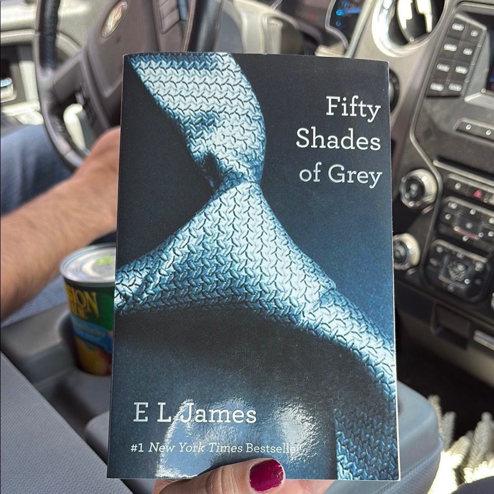 'Fifty Shades of Grey' Book - Black and Gray Cover